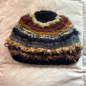 Steve Madden Crocheted beanie/hat, Dark Academia themed